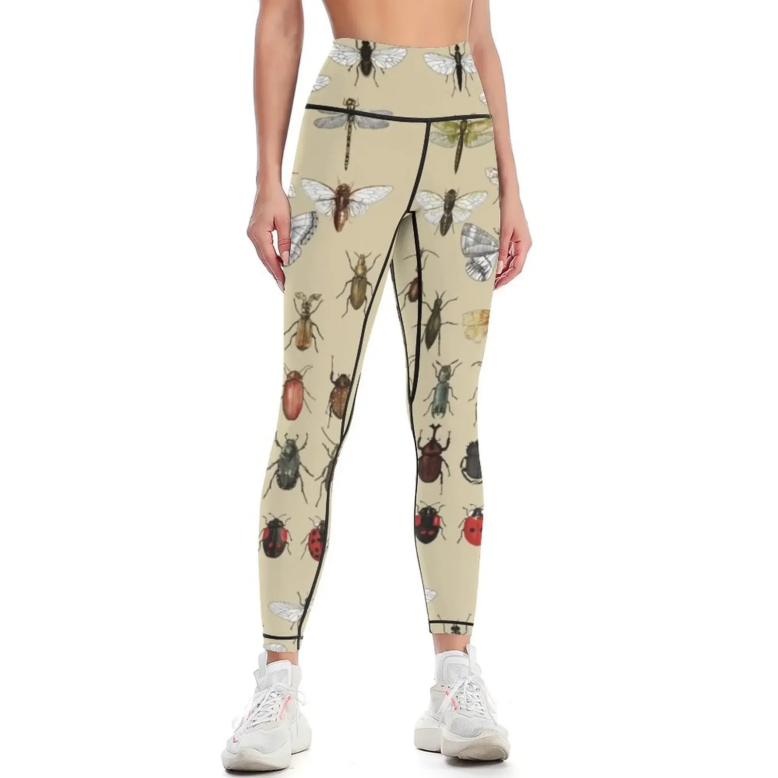 

Entomology Insect studies collection Leggings jogging pants sports for gym Women's high waist Women sportwear Womens Leggings