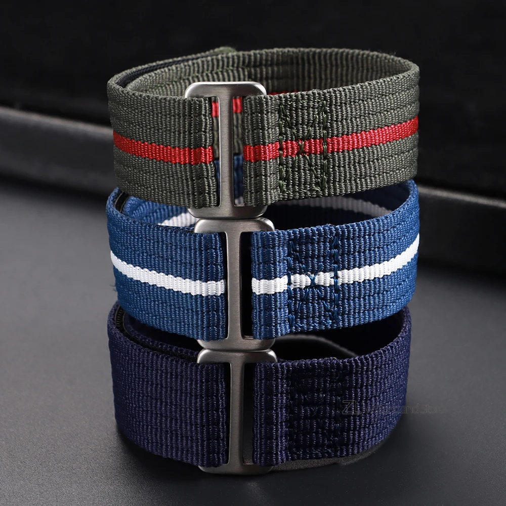 20mm 22mm Nylon Watch Strap for TUDOR Collar Hidden FXD/Biwan/1958Series Canvas Watchband Outdoor Sport Bracelets for Men