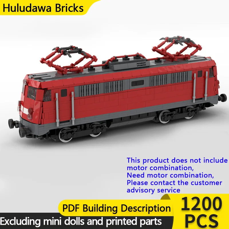 

Модель городской автомобиль MOC, строительные кирпичи Br 110.3, электрический локомотив, модульная технология, подарки, праздник, сборка, детские игрушки, костюм