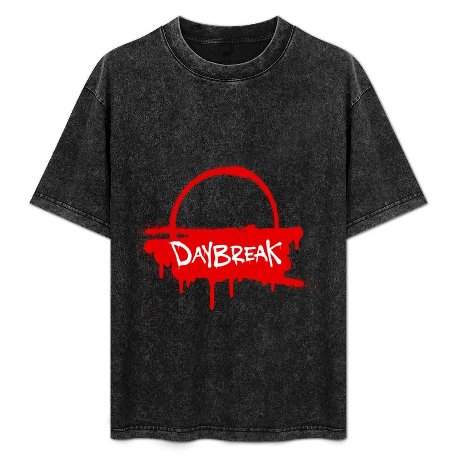 

DAYBREAK - Original Logo (Black) T-Shirt funny t shirts dark humor t shirt men 100% cotton luxury brand T-Shirt