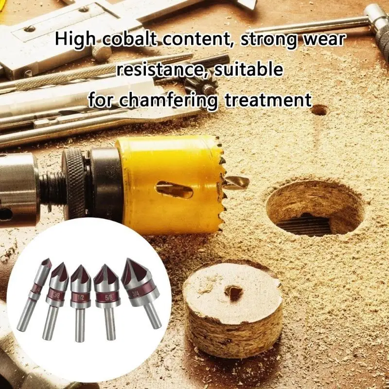 

5 кусочков 5 битов флейты Cobalt Comfer Tools для крафта