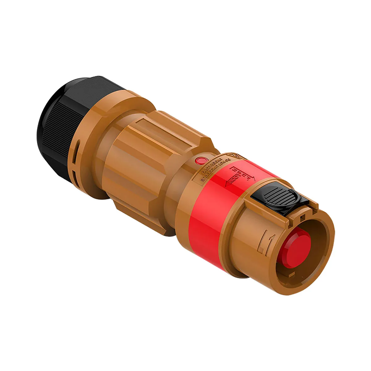 5PCS Powerlock 400A Single Pole Inline Male Plug Colour Line Source Connector Fit for 50-120sqmm Cable Industrial Current Powe