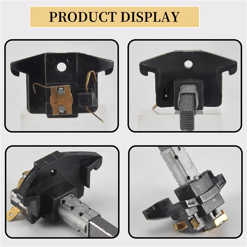 4 Uds aspiradora Motor eléctrico cepillos de carbono accesorios pieza de herramienta de limpieza del hogar duradera