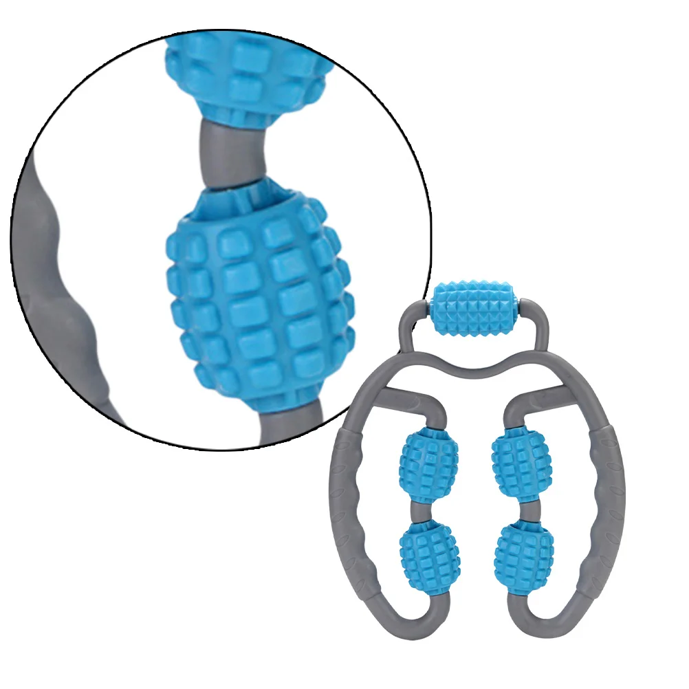 

1 шт., массажер для ног, кольцо-зажим, дизайн, розовый фитнес-ролик для расслабления мышц, массажный ролик для ног, облегчение боли в ногах