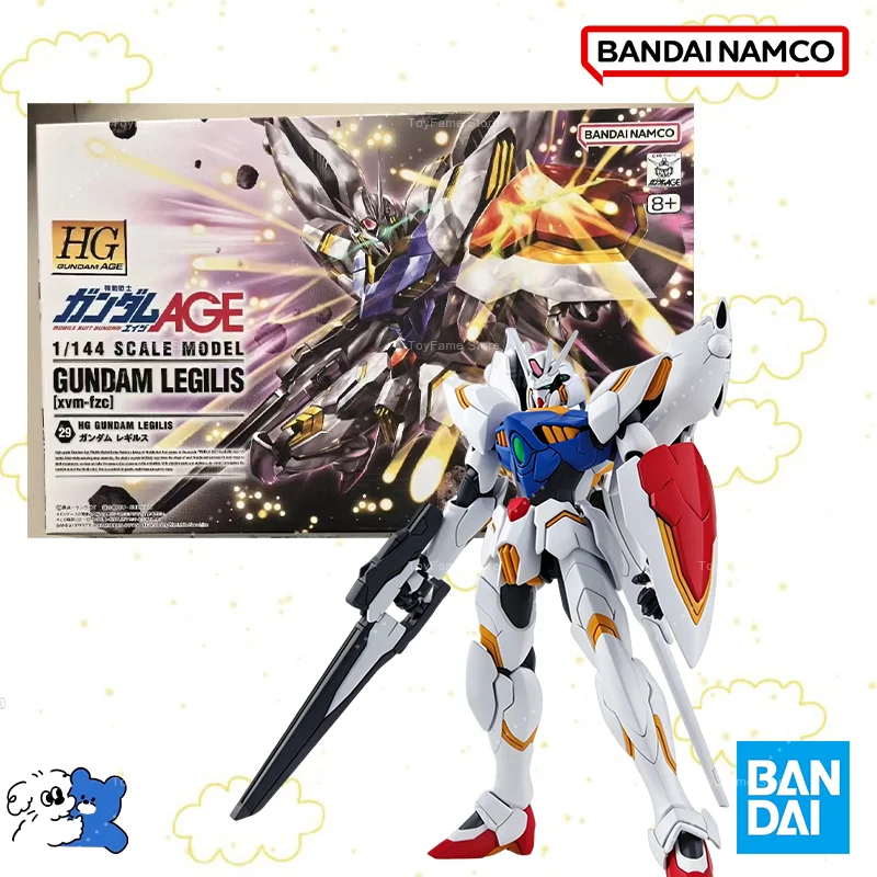 Коллекционная сборная модель Bandai Gundam HG GUNDAM AGE 1/144 29 GUNDAM LEGILIS xvm-fac MOBILE SUIT, аниме-фигурка, игрушка (в упаковке)