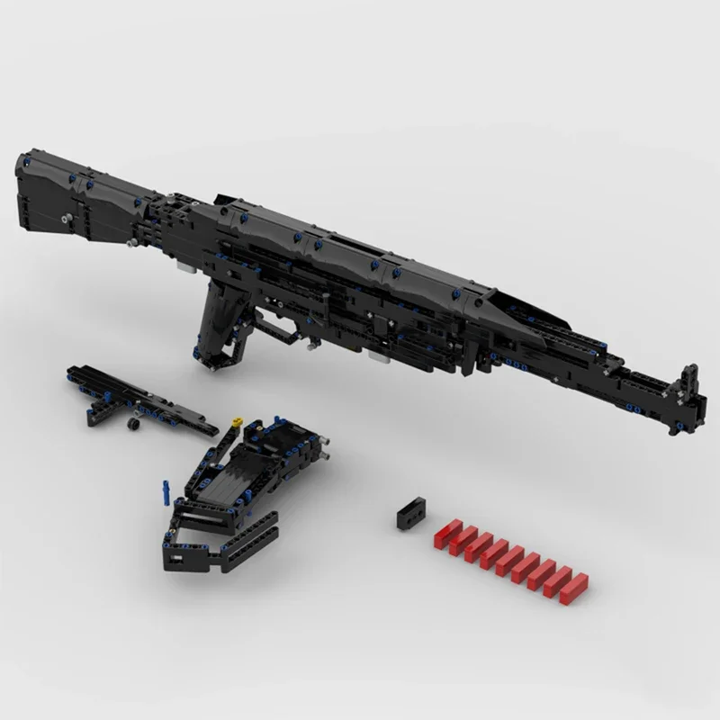 MOC Various Firearms（Can Shoot）Brick Model Assembled Toys Creative Children's Holiday Gifts Toys for Boys