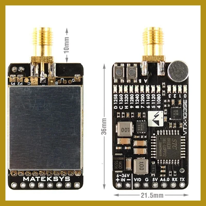 1.2/1.3GHZ VTX accessori per droni VRX ricevi Modular Succedaneum FPV RC aereo trasmissione Video a lunga distanza ad alta definizione