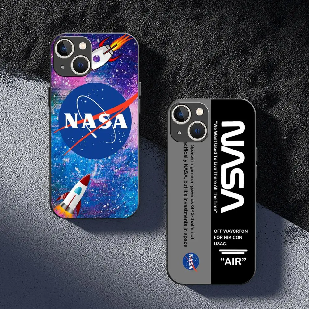 حافظة لهاتف آيفون 16 15 14 13 12 11 X XR XS 8 Plus Mini Pro Max غطاء مقاوم للصدمات أسود ناعم #5