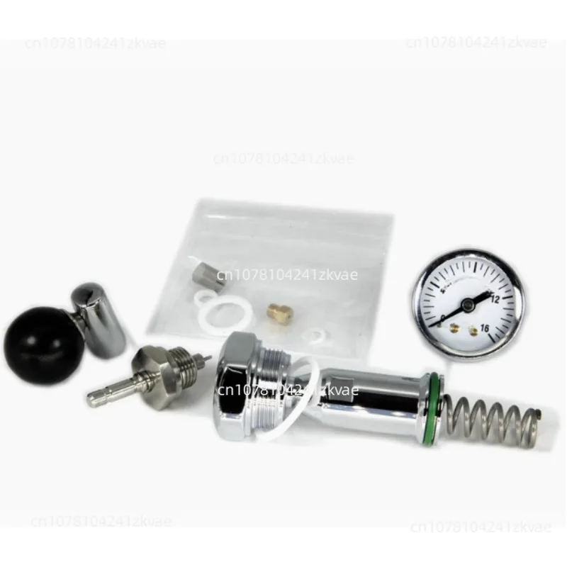 E61coffee machine change pressure needle type flow limit valve dial lever pressure gauge