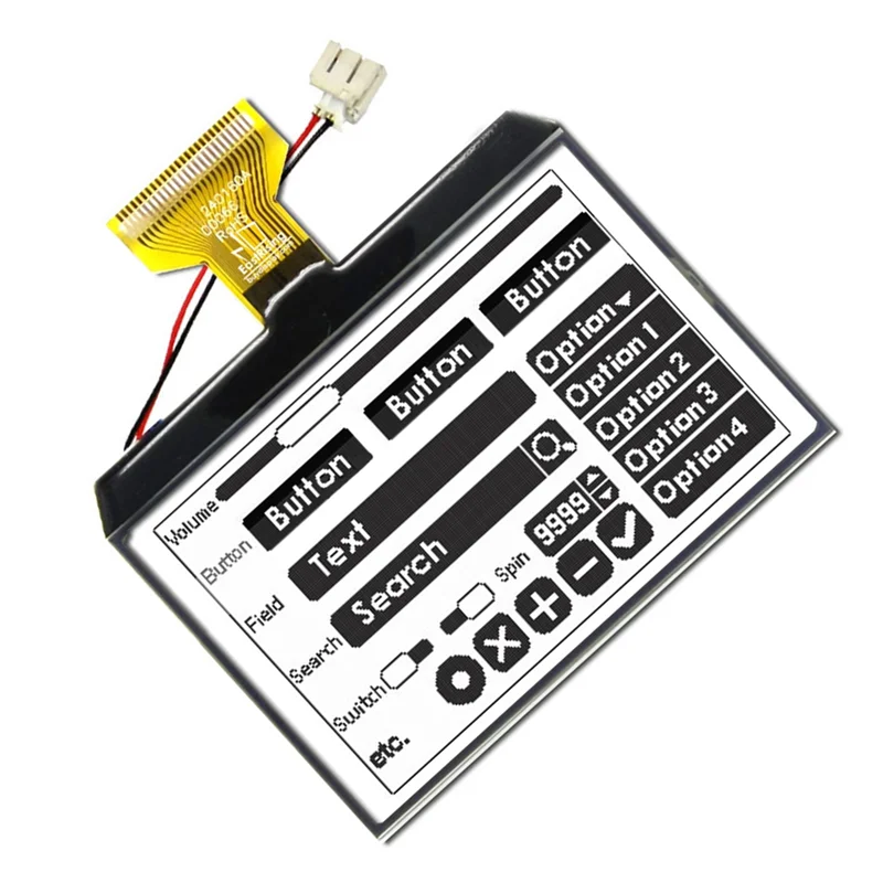 -Module d'affichage LCD A90P 3.4 "240X160 matrice de points noir sur blanc pour Instruments compteurs appareils intelligents