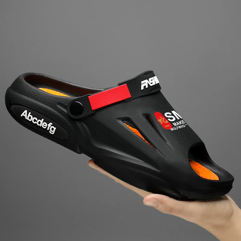Nuovi uomini estivi Pantofole da massaggio Lati Sandali da esterno per interni Scarpe casual da spiaggia Scivoli con suola morbida Infradito da uomo Sandali da uomo