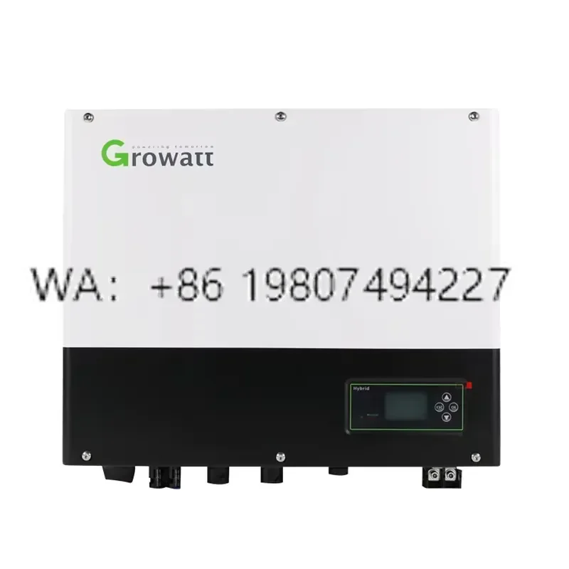 for Growatt Sph 6000 7000 8000 10000 Tl3 Bh On Grid Triple Phase Solar Inverter 4 10KW 230V 50 60Hz for Home Use