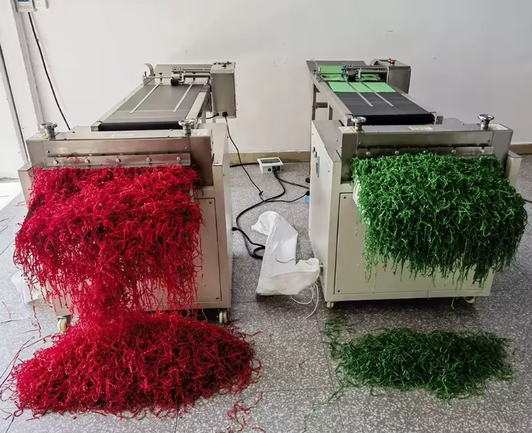 DIY Zigzag Paper Raffia Gift Box Filler Shredded Crinkle Confetti Paper Shredder Machine   Crinkle Cut Paper Shredder