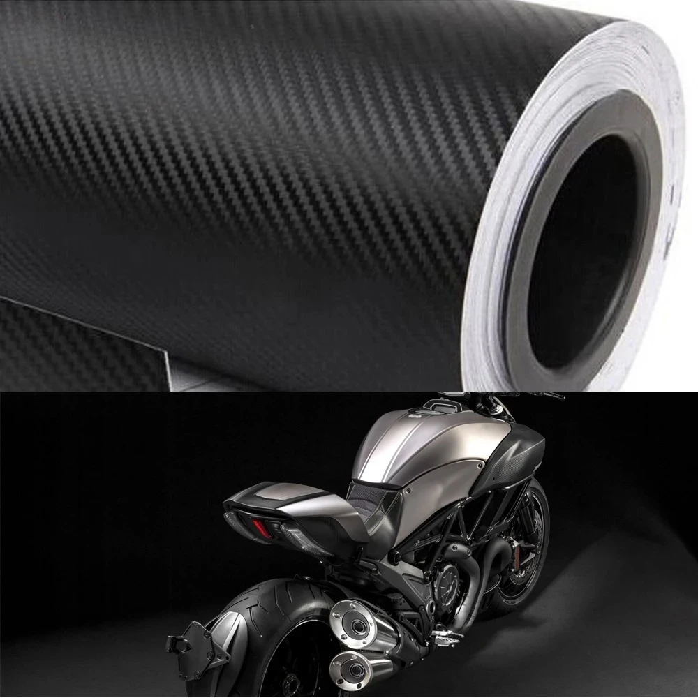 

30x200cm Motorcycle 3D Carbon Fiber Vinyl Car Wrap Sheet Roll Film Stickers Decal Styling Auto Motorbike Motorcycle Accessories