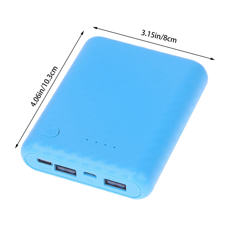 Black, Blue, Green, Red Detachable 4 Slots 18650 Battery Box Case DIY Power Set Material Mini Solderless Power Supply Housing