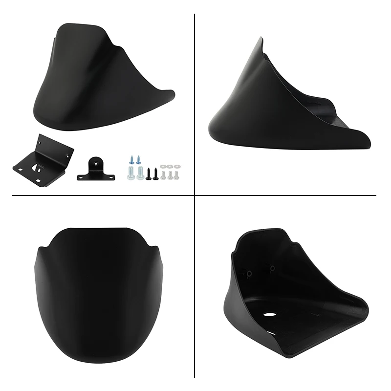 Motorcycle Matte Black Front Bottom Spoiler Mudguard Air Dam Chin Fairing For Harley Sportster XL 883 1200 Super Low 2004-2022