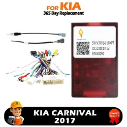 QSZN CANBUS Wiring Harness Power Cable Adapter with Canbus Box For 2017 KIA CARNIVAL Car Radio Multimedia Player
