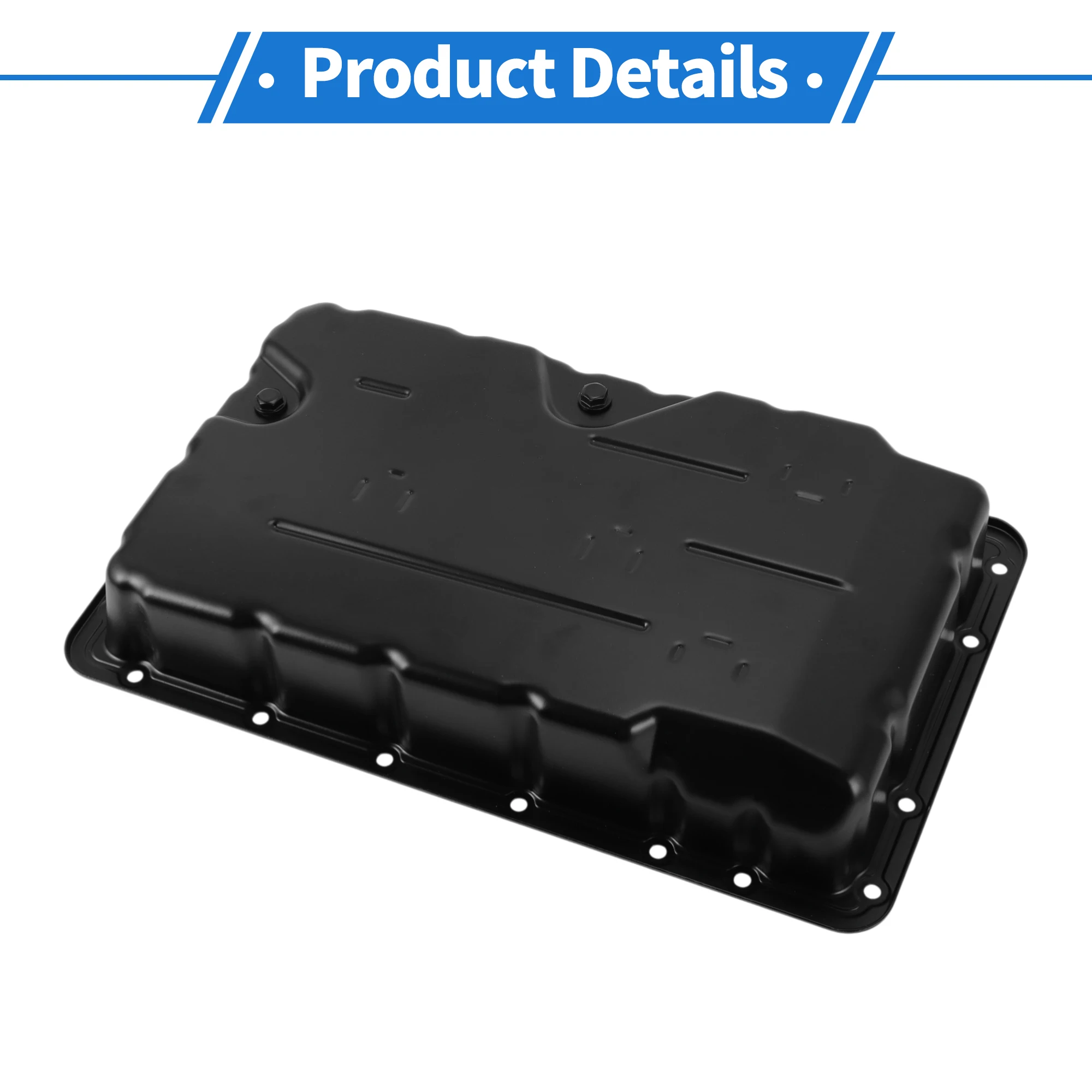 

UXCELL No.3510622120 Engine Oil Pan Oil Pan Sump Transmission Oil Pan for Toyota Reiz 2005-2007 Steel Black