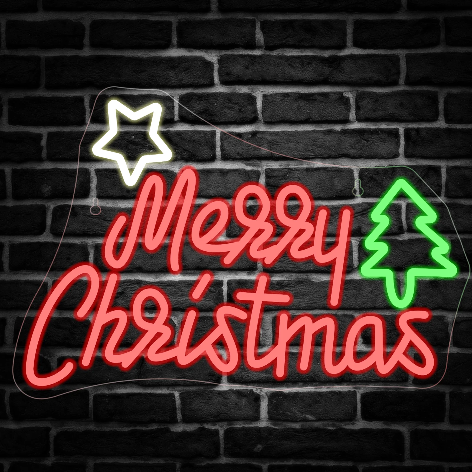 

Merry Christmas Neon Sign Art Wall Decor Led Light For Home Party Room Decoration Christma Gifts USB Dimmable Xmas Neon Lights