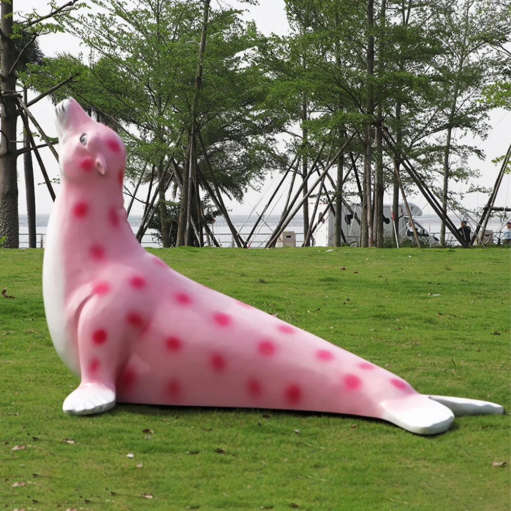 Animal theme park decoration custom sculpture statue resin sculpture resin dolphin statue