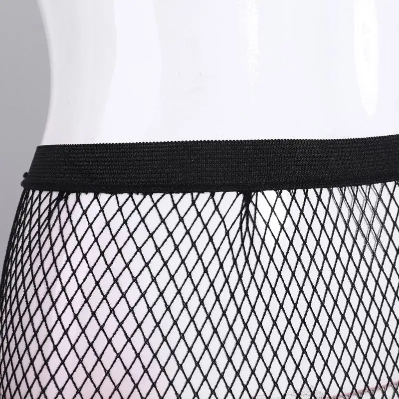 H055 niñas Niños Fishnet Body pantimedias negras Pantyhose