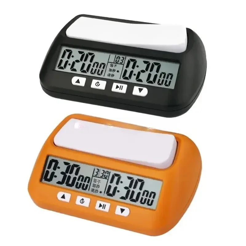 

Professional Digital Chess Timer Compact Portable Chess Clock Count Up Down for Board Game Competition