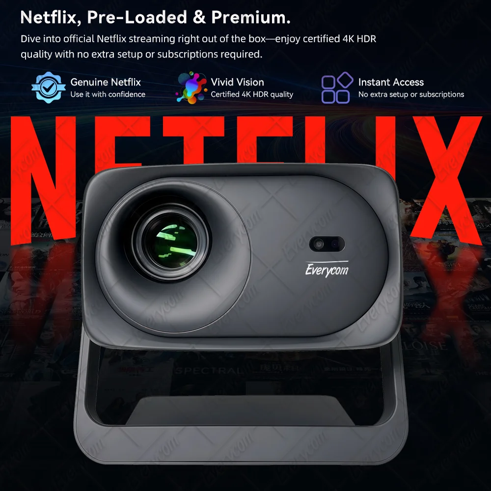 3 Days Delivery 4K Proyector Portable Projector Home Theater Video Projector Genuine 4K Projector Stock in EU