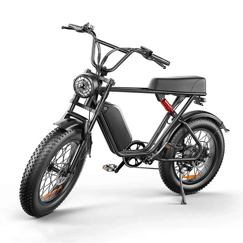 2023 Hot Sales Emoko C91 Electric 20 Inch Off Road Fat Tyre 48v 70km Super Powerful Max Speed 50km 1000w Motor Adult Bicycle Ele