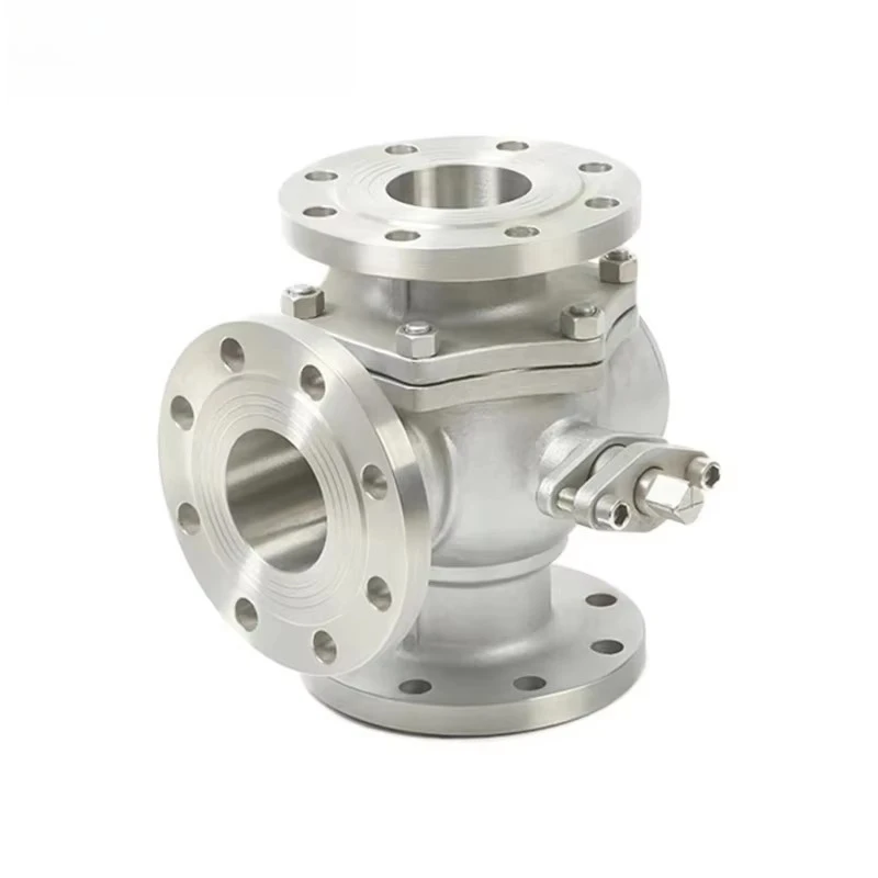 Product Manufacturer: Pneumatic Floating Three-Way Ball Valve, Flanged L-Type Three-Way Floating Flange-End Ball Valve