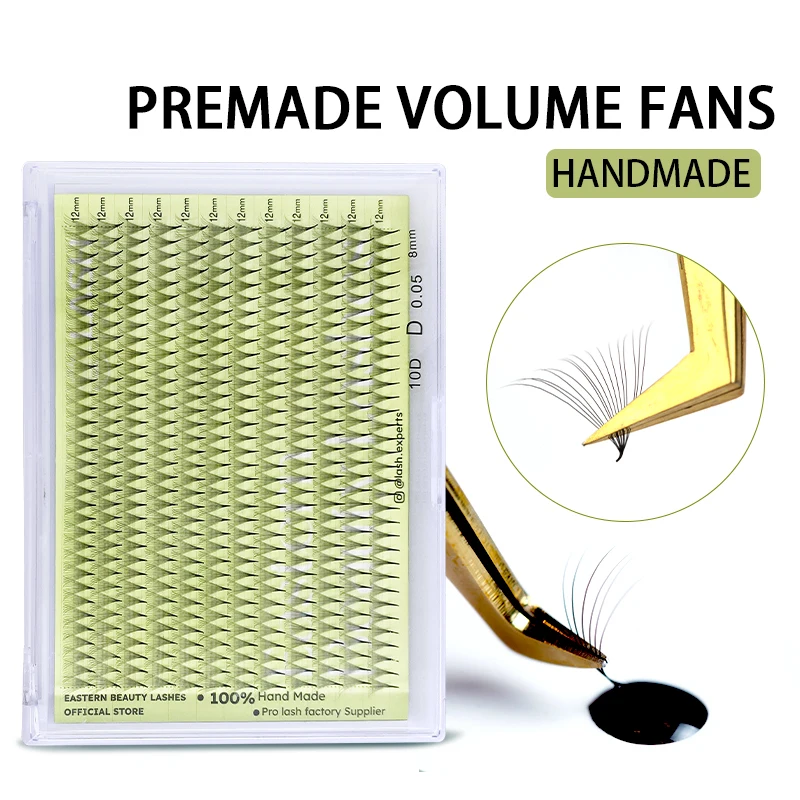 360 Premade Volume Fans 3D 4D 5D 6D 10D 14D 20D Pre Made Lash Fans Bouquet Eyelash Extensions Ready Made Promade Volume Fans