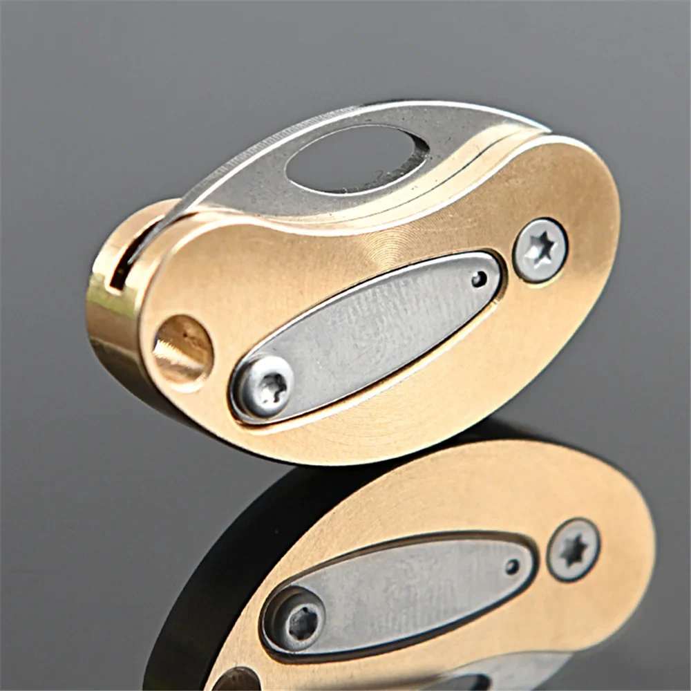 Brass Mini Art Knife Sharp Unpacking Express Knife Folding Knife Portable Keychain Hanger Pocket Knife Tool