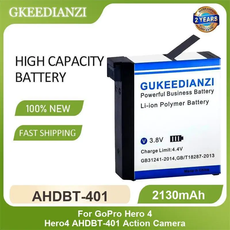 Battery For Gopro Hero 2 3 3+ 4 5 6 7 8 9 10 11 12 Camera Hero+ HWBL 1 Plus PR-062334 CHDHA-301 AHDBT-401 AHDBT-501 AHDBT-10