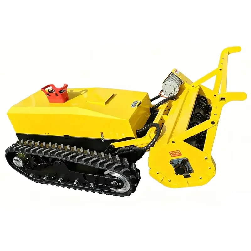 UR1000E 9000W Cutting Motor Industrial Grade Multi Functional GPS Electric Remote Control Crawler Forestry Lawn Mower