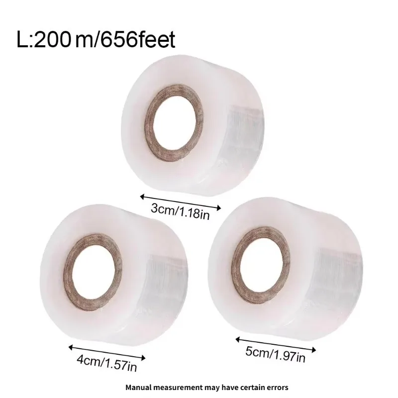 200m Length PE Grafting Tape Garden Grafting Supply Eco-Friendly Biodegradable Grafting Tape Graft Membrane Gardening Bind Belt