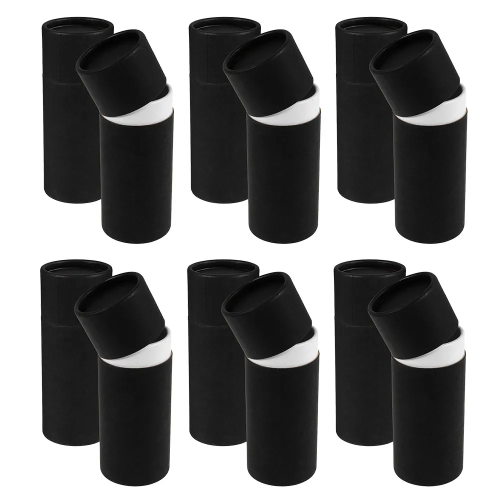 12pcs-cardboard-paper-organizer-storage-box-kraft-essential-oil-bottle-packaging-cylinder-containers-paper-tube-tube-mailers