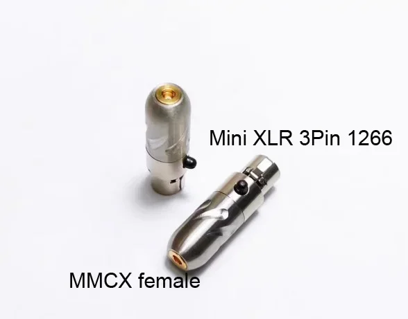 1 Pair 0.78mm/MMCX 3.5MM/2.5/MM/A2DC Female To MINI XLR 3Pin For HEDD 1266 GL850 MEZE Headphone Earphone Connector Adaptor