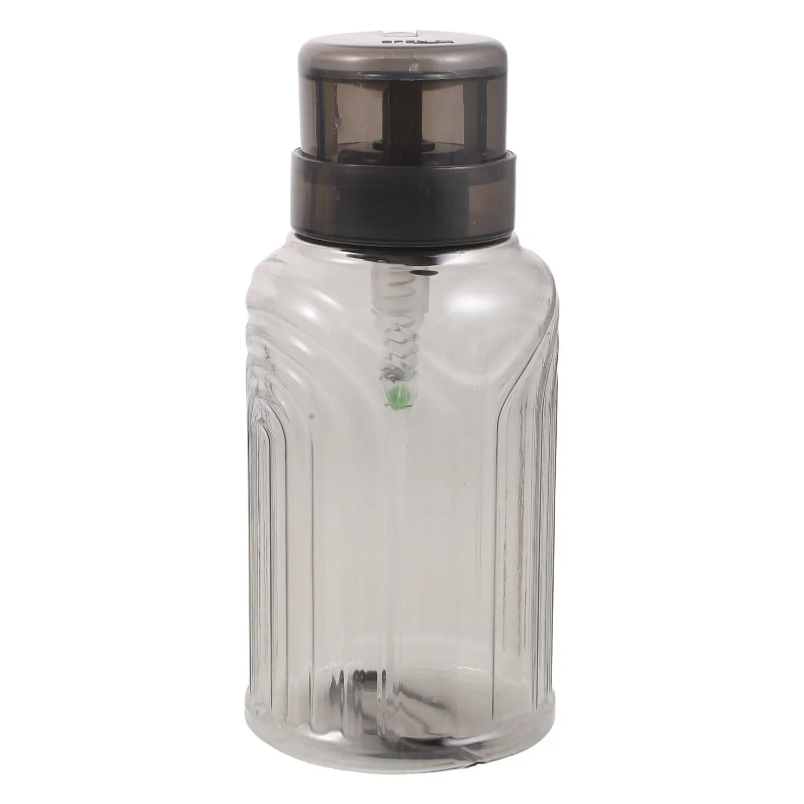 6Pcs Nail Remover Pump Bottles Leakproof Clear Black Press Dispenser Refillable Nail Liquid Holder Container Portable Manicure view 3