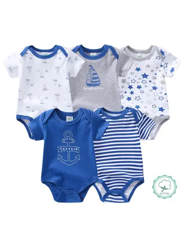 5 adet Erkek Bebek Üçgen Tulumları, Yaratıcı Bebek Bodysuitleri, Kısa Paçalı Tulumlar, Yelkenli Desenli Kısa Kollu Tulumlar, Yumuşak Nefes Alabilen Günlük Bebek Kıyafetleri, Yenidoğan Hastane Gereçleri, Uygun Fiyatlı, Dış Mekan İçin