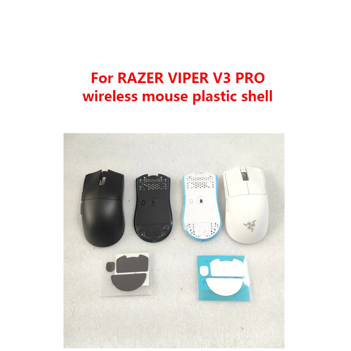 Razer viper v3 pro用のワイヤレスマウス,プラスチックシェルの交換
