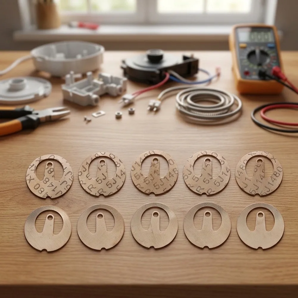 10pc Electric for kettle Coupler Springs Metal Steam Switch&Thermostat Plate Parts For Tea Coffee Lovers Efficient Steam