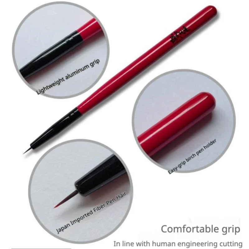 MSWZ MS-063 3-IN-1 Model Hand Painting Brush Set Fine Detail Paint Brushes for Gundam Military Model Hobby DIY Craft