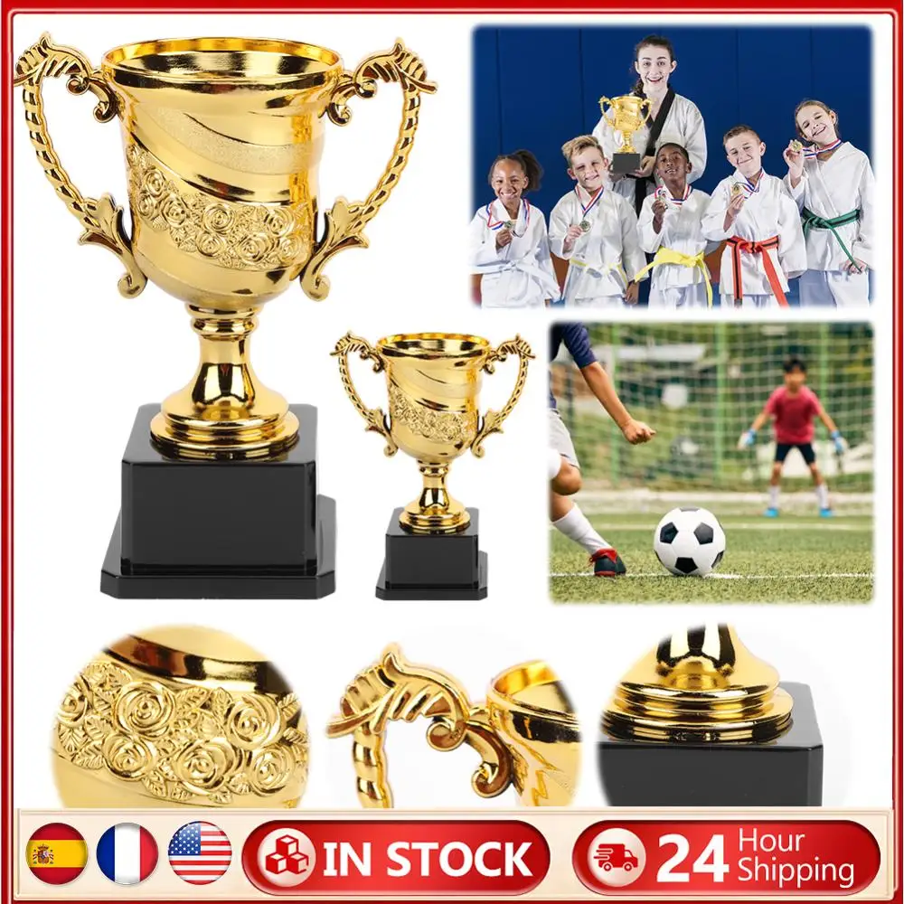 

Trophy Award Gold Winner Trophies Children Plastic Trophy Toys for Kids Competition Reward Prize Party Favors
