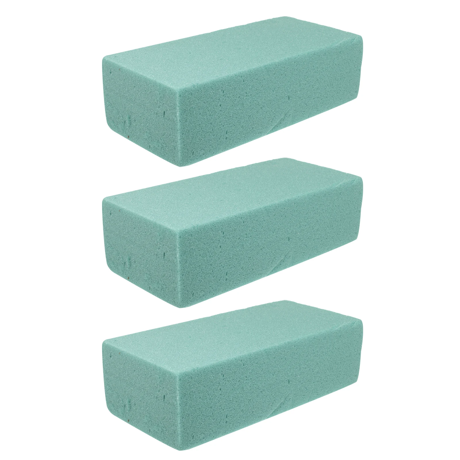 

3pcs Dried Flower Mud High Absorbent Sponges Arrangement Base Floral Brick Blocks Vase Shop Garden Use Premium No Odor