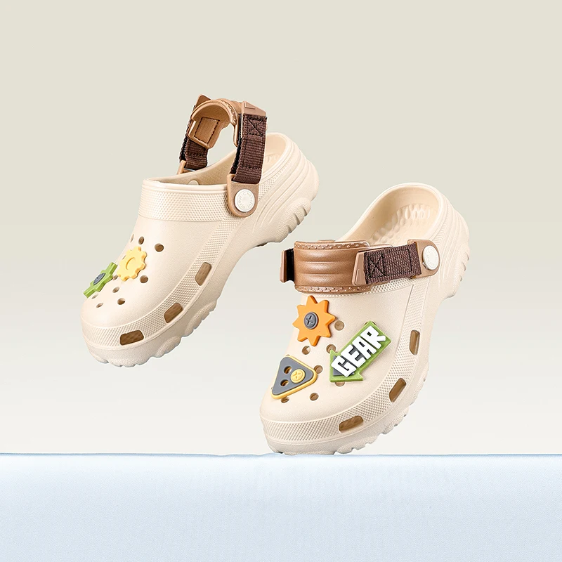 

Детские мультяшные сандалии Cheerful Mario - летние пляжные шлепанцы для девочек, нескользящие, для улицы