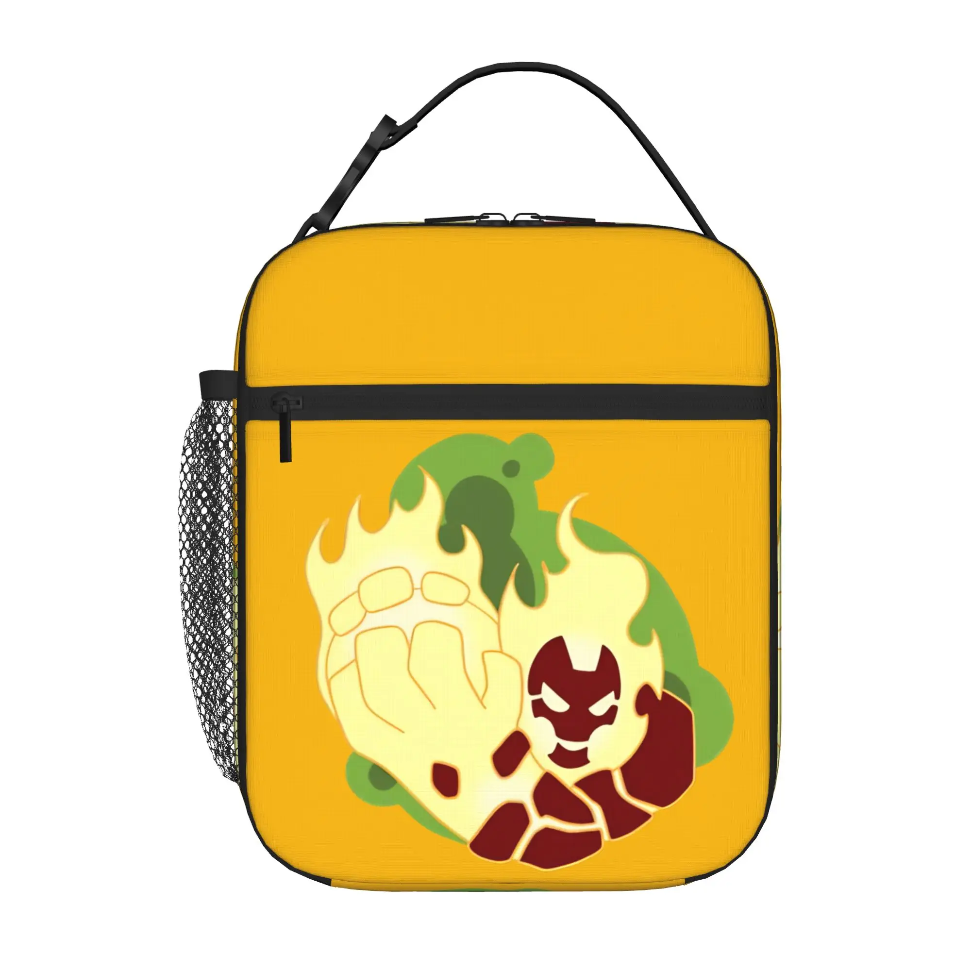 Back to school season  Snack Bag Heatblast Icon Kawaii Good Quality Daily Food Organizer Lunch Bag