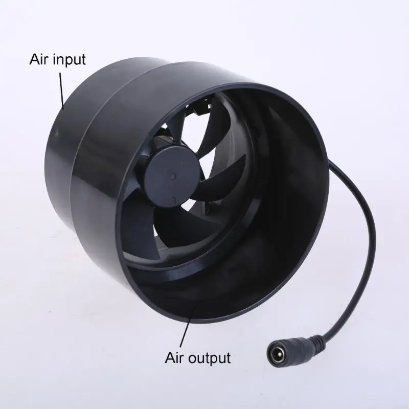 U4LA 12 فولت مروحة العادم المنزل هادئة مروحة قناة مضمنة الصناعية مروحة الحمام المطبخ مروحة التهوية للمطبخ الحمام #3