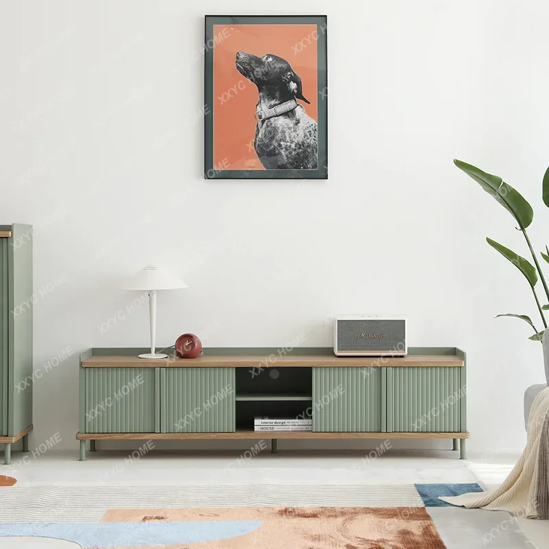XX TV cabinet  modern simple living room locker furniture living room home 1.8 meters striped