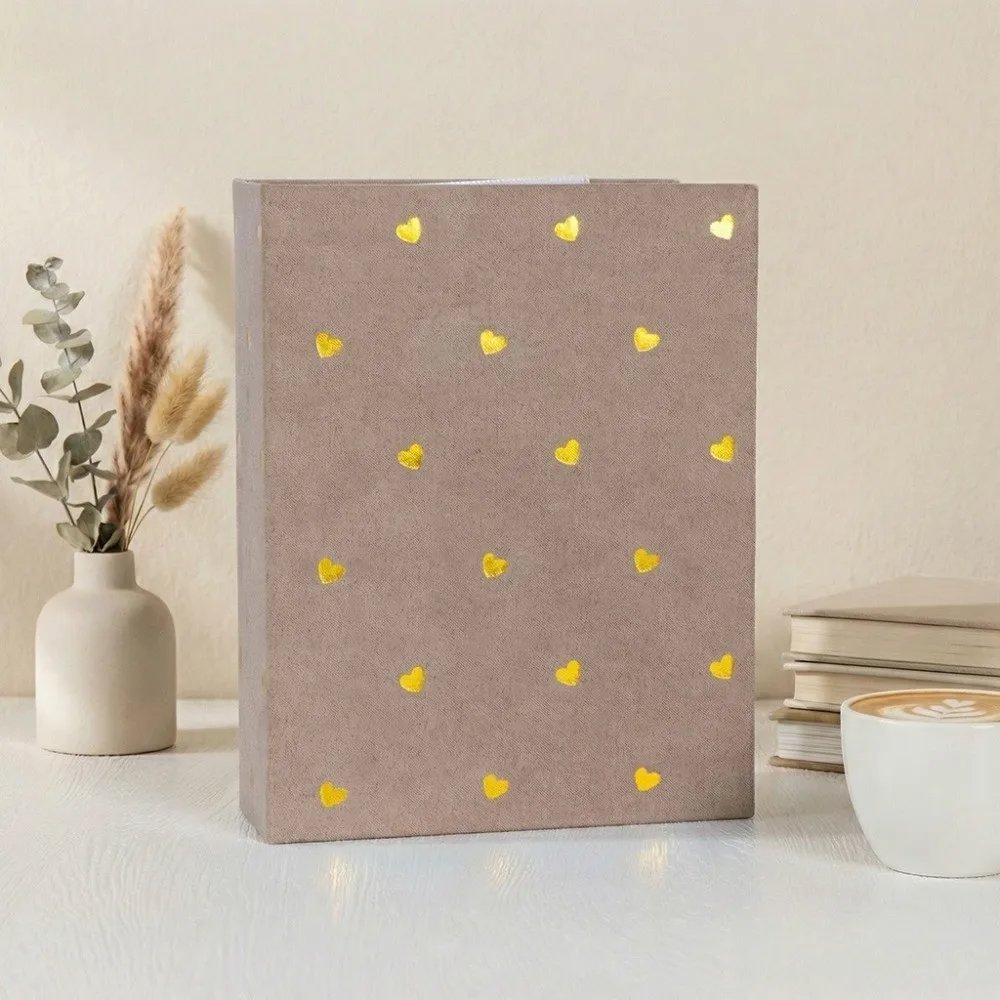 6 Zoll 100 Taschen Fotoalbum Laminiertes Großkapazitäts-Einsteckalbum Stoffeinband Bilderalbum
