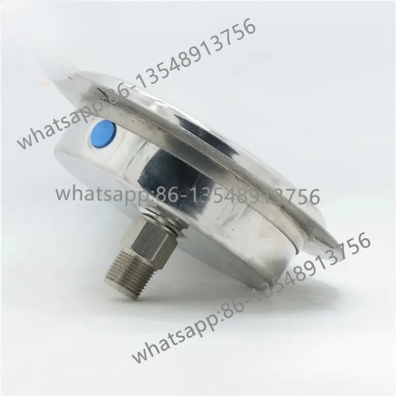 Stainless steel 304 shell shaft with edge pressure gauge YN-100ZTB seismic hydraulic oil pressure gauge factory direct sales