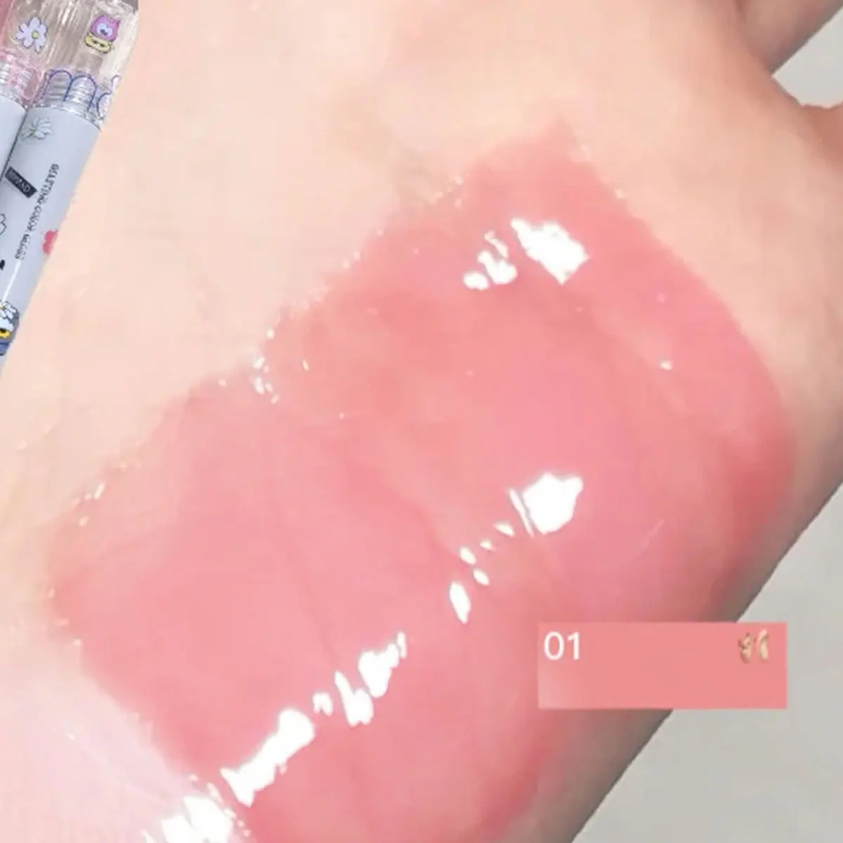 [ClearanceSale] rom&nd X ZO&FRIENDS GLASTING COLOR GLOSS 01 PEONY BALLET,Lightweight Syrup Feel,Korean Cosmetic,Korean Makeup